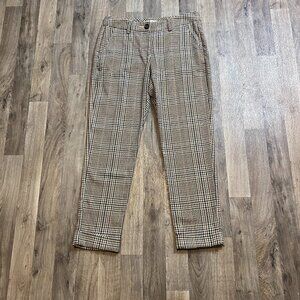 Cabi Plaid Trousers Women's Size 8